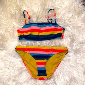 Striped bikini